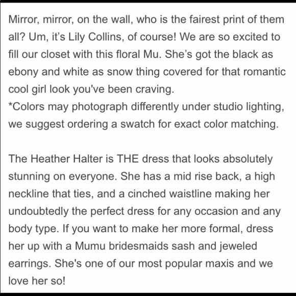 Show Me Your Mumu Halter Maxi Dress. NWT. - Picture 5 of 7